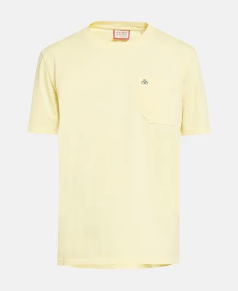 Футболка органик Scotch & Soda, светло-желтого