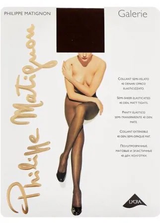 Колготки Philippe Matignon Galerie, 40 den, размер 3-M, cappuccio (коричневый)