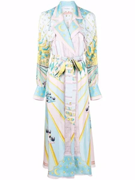 Casablanca La Course Ideale shirt dress