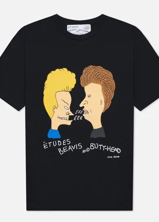 Мужская футболка Etudes x Beavis & Butt-Head Wonder Talk, цвет чёрный, размер S