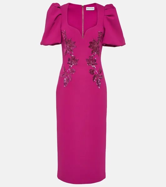 Платье миди venetia с пайетками Rebecca Vallance, фиолетовый