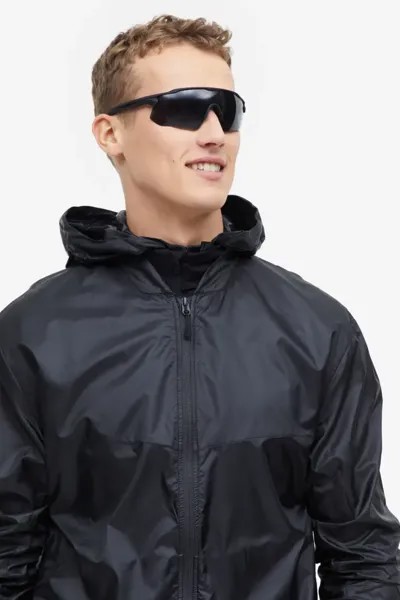 Легкая беговая куртка H&M, черный