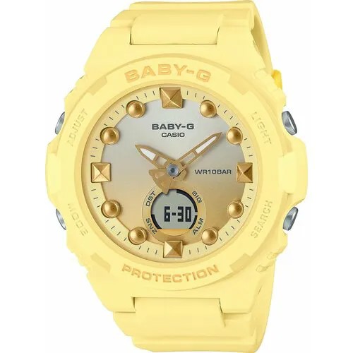 Наручные часы CASIO Baby-G BGA-320-9A, золотой, белый