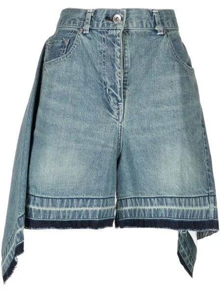 Sacai джинсовые шорты