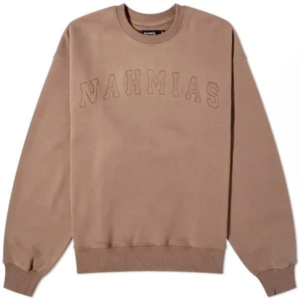 Свитшот Nahmias Varsity Crew, коричневый