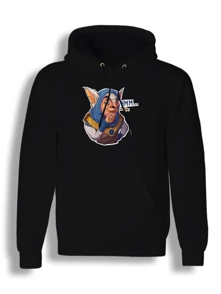Худи унисекс СувенирShop Dota 2/Дота 2/Meepo 55 черное M