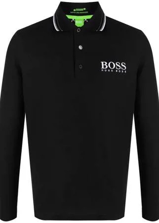 Boss Hugo Boss рубашка поло с вышитым логотипом