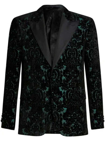 Бархатный пиджак ETRO, черный