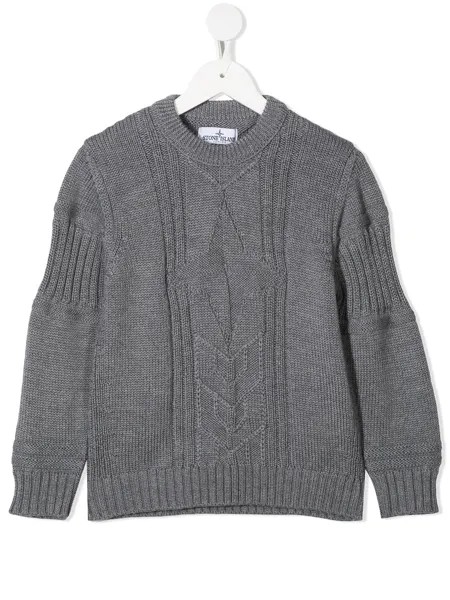 Stone Island Junior джемпер фактурной вязки