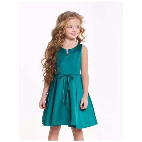 Платье Mini Maxi, модель 6941, цвет зеленый, размер 128