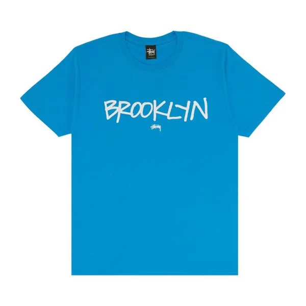 Футболка Stussy WT Cities 'Brite Blue', синий