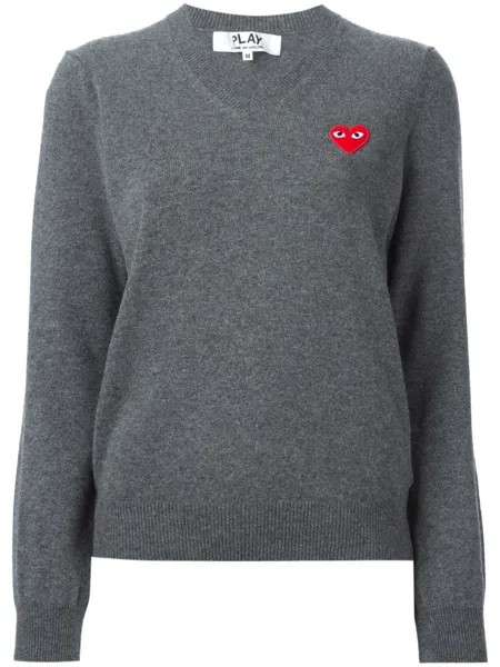 Comme Des Garçons Play свитер c V-образным вырезом