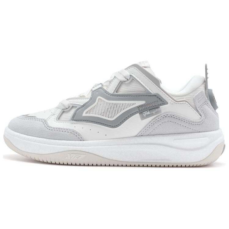 Кроссовки XTEP Kailang Skateboarding Shoes Women's Low-top Gray/White, серый/белый