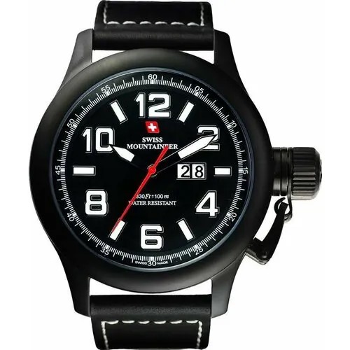 Наручные часы Swiss Mountaineer, черный