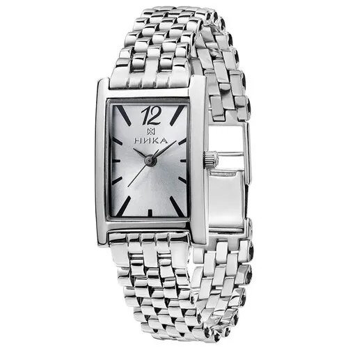 Наручные часы НИКА женские, кварцевые, корпус серебро, 925 проба, серебряный