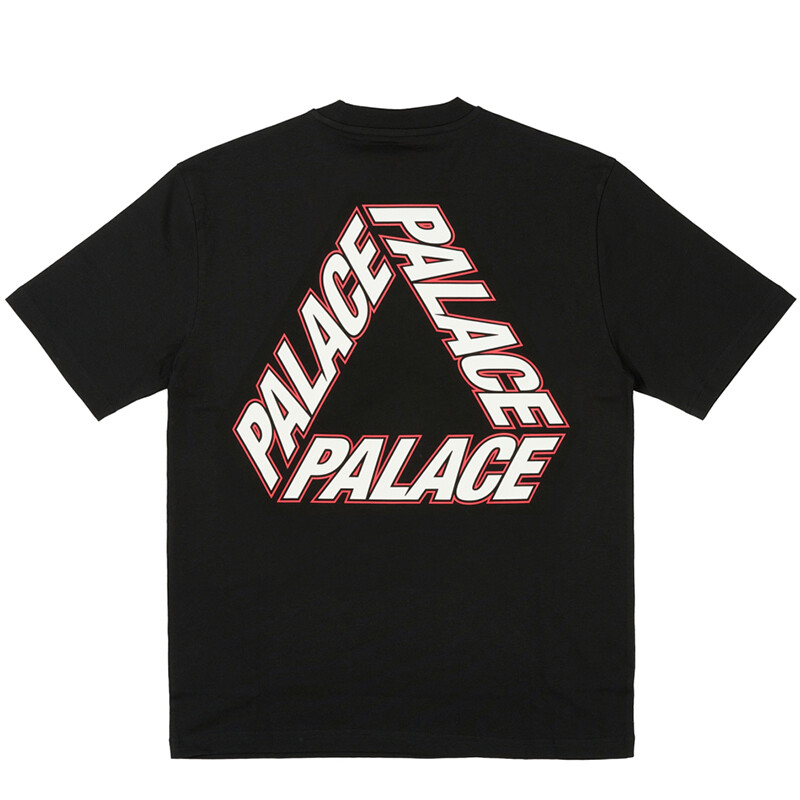 Футболка с контуром P-3 Palace, черный