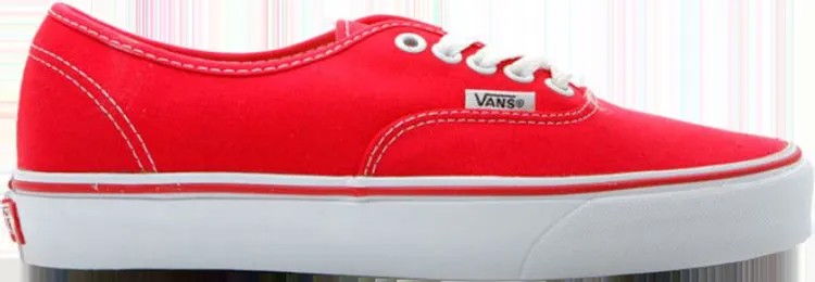 Кеды Vans Authentic Red, красный