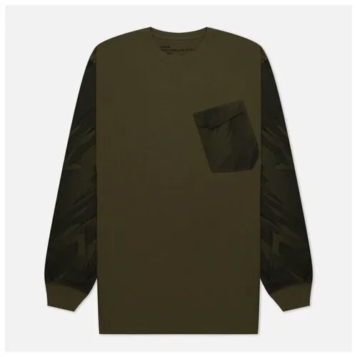 Лонгслив Maharishi, хлопок, размер XXL, черный