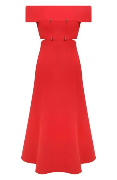 Платье из вискозы Alexander McQueen