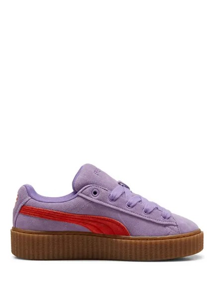 Женские кожаные кроссовки phatty purple creeper из коллаборации с fenty Puma