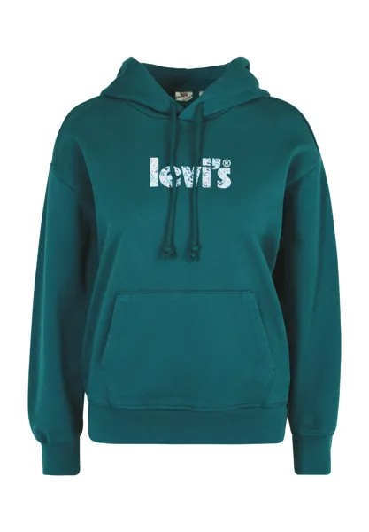 Худи женское Levi's 18487-0199 зеленое XS