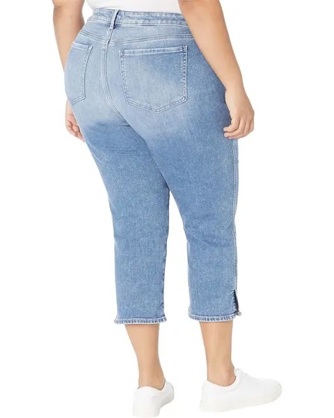 Джинсы Nydj Plus Size Chloe Capris Double Needle Slits in Quinta, цвет Quinta