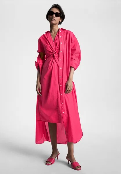 Летнее платье ярко-розового цвета Tommy Hilfiger