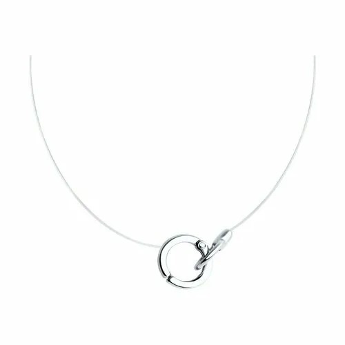 Колье Diamant, серебро, 925 проба, родирование, длина 45 см.