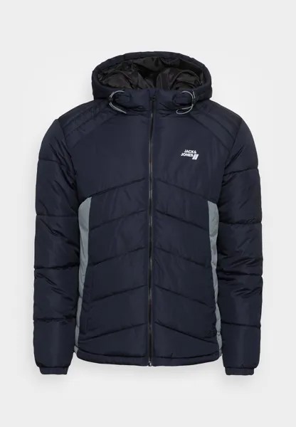 Зимняя куртка JCOBLOCK PUFFER Jack & Jones, темно-синий пиджак