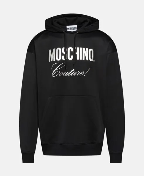 Худи с капюшоном Moschino, черный