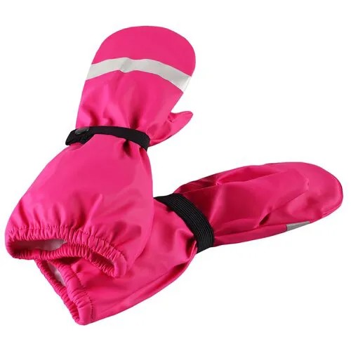 Варежки Reima детские зимние, подкладка, непромокаемые, размер 2, розовый