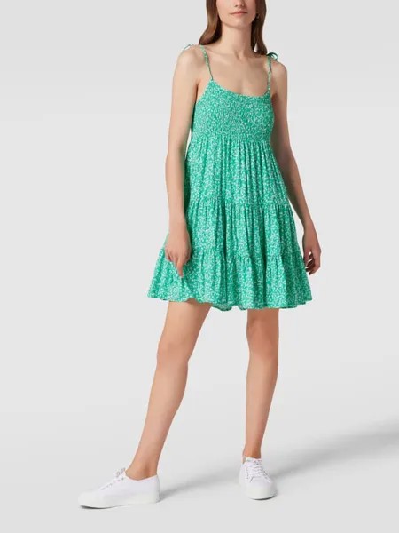 Мини-платье с узором по всей поверхности Review, изумрудно-зеленый