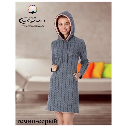 Туника CoCoon, размер 42, серый