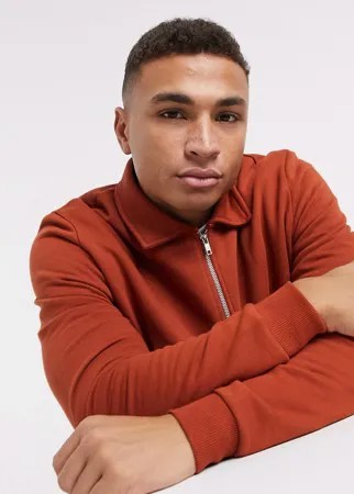 Коричневая куртка Харрингтон ASOS DESIGN-Коричневый
