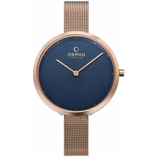 Наручные часы OBAKU V227LXVLMV-SET, розовый, синий
