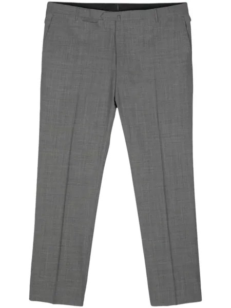 Corneliani брюки Leader строгого кроя, серый