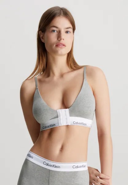 Верх бикини Calvin Klein Underwear, серый