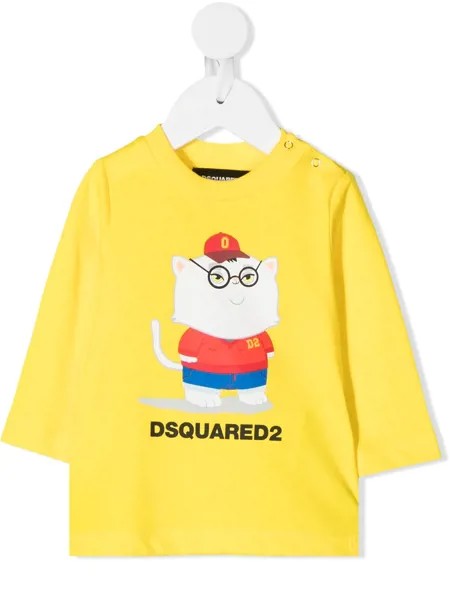 Dsquared2 Kids футболка с принтом