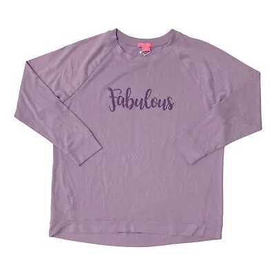 Isaac Mizrahi Женская Массивная Туника Meredith с Длинным Рукавом (XL)
