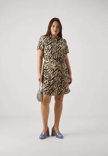 Платье-блузка CARLUX LIFE SHIRT DRESS ONLY Carmakoma, бежевый