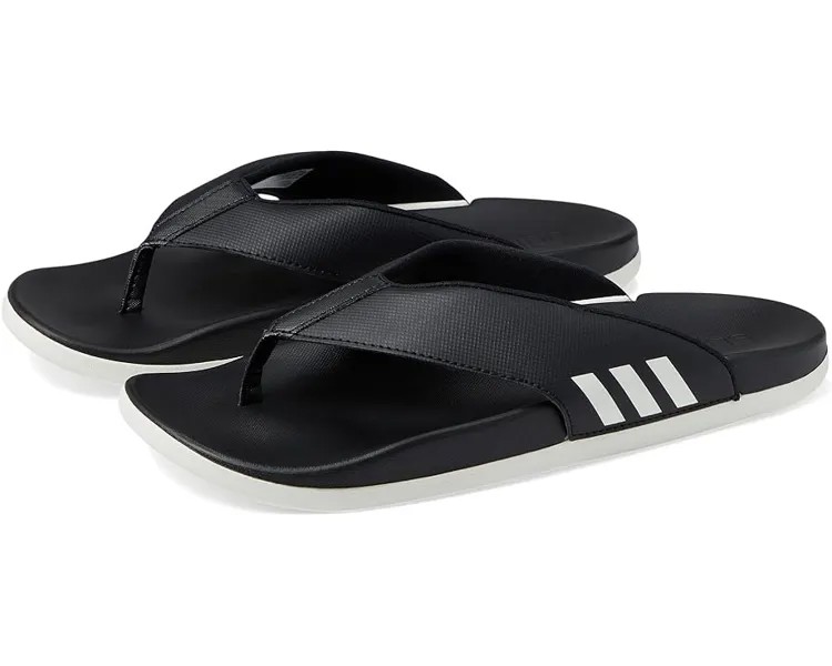 Сандалии Adidas Adilette Comfort Flip-Flop, цвет Black/White/Black