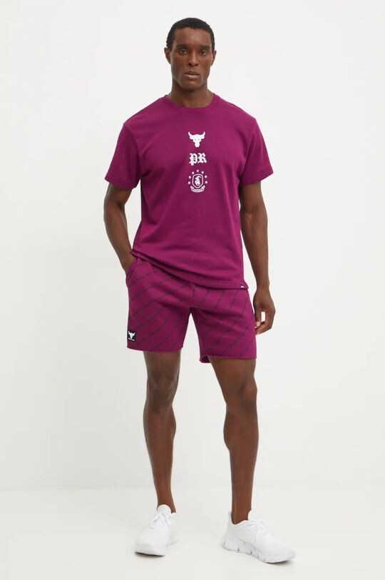 Шорты Project Rock Under Armour, фиолетовый