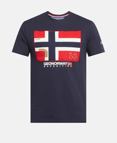 Футболка Geographical Norway, темно-синий