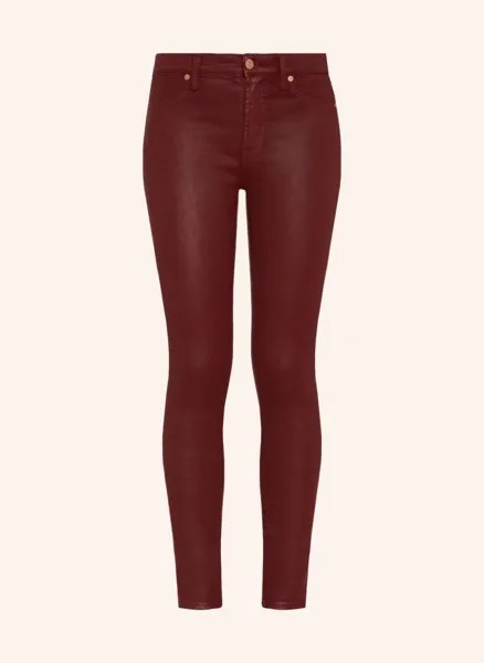 Брюки скинни hw skinny 7 For All Mankind, красный