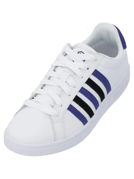 Туфли на шнуровке K-SWISS, цвет white/sodalite blue/black