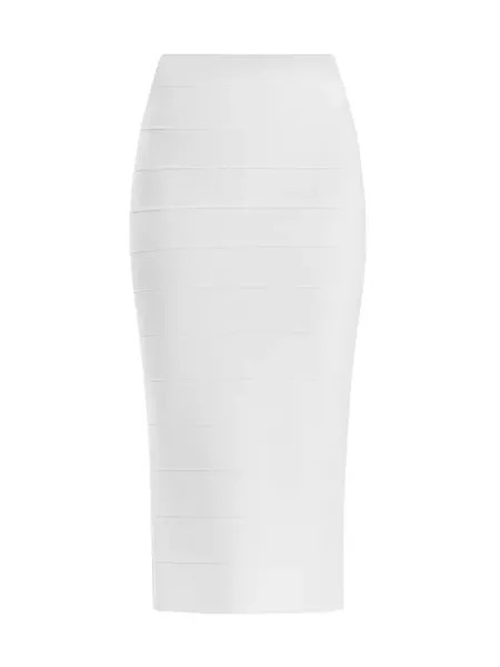 Юбка-карандаш Icon Bandage Hervé Léger, цвет alabaster