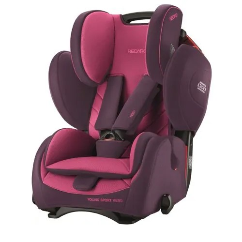 Автокресло группа 1/2/3 (9-36 кг) Recaro Young Sport Hero, Power Berry