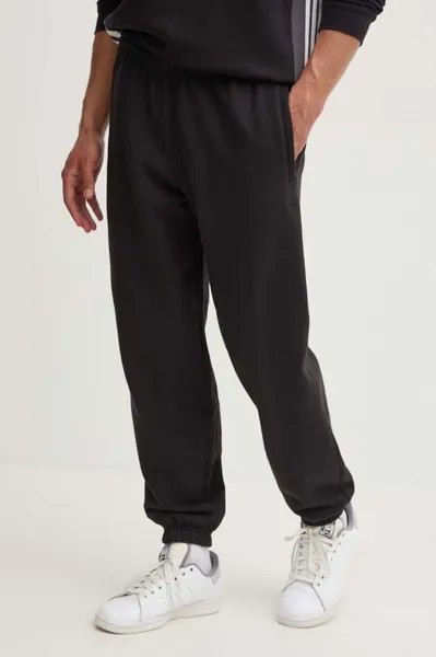 Хлопковые спортивные штаны adidas Originals, черный