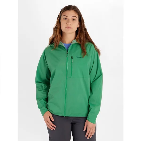 Куртка Marmot Superalloy Bio Full Zip Rain, зеленый