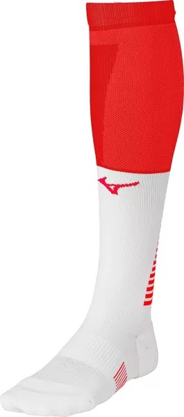 Носки для бейсбола/софтбола Mizuno для взрослых Diamond Elite выше икры, красный